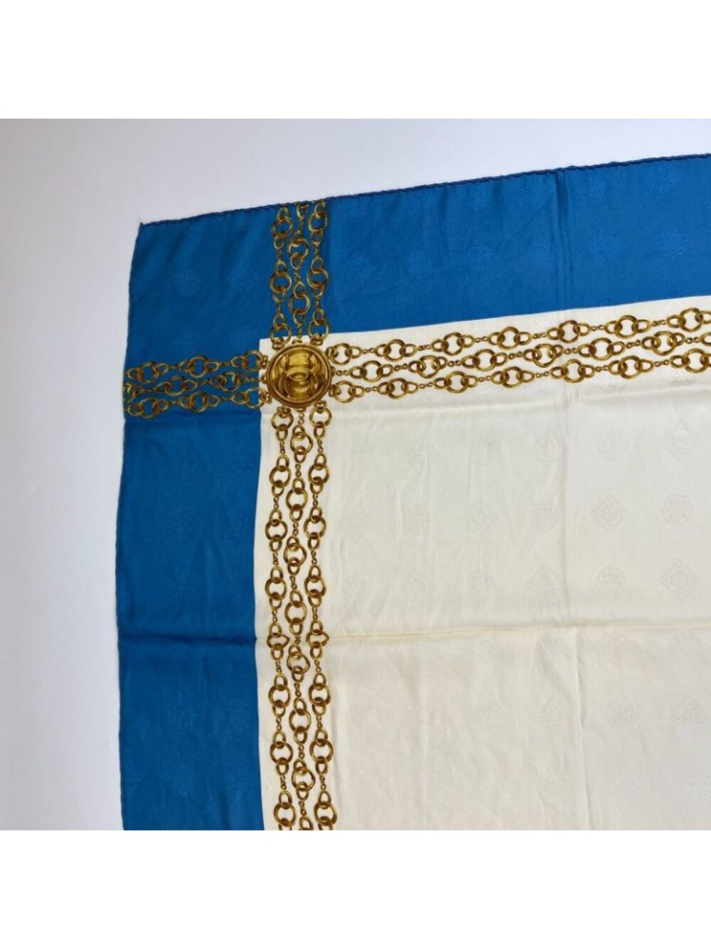 Chanel CC Logo Scarf Silk Multicolor Vintage - Picture 12 of 16